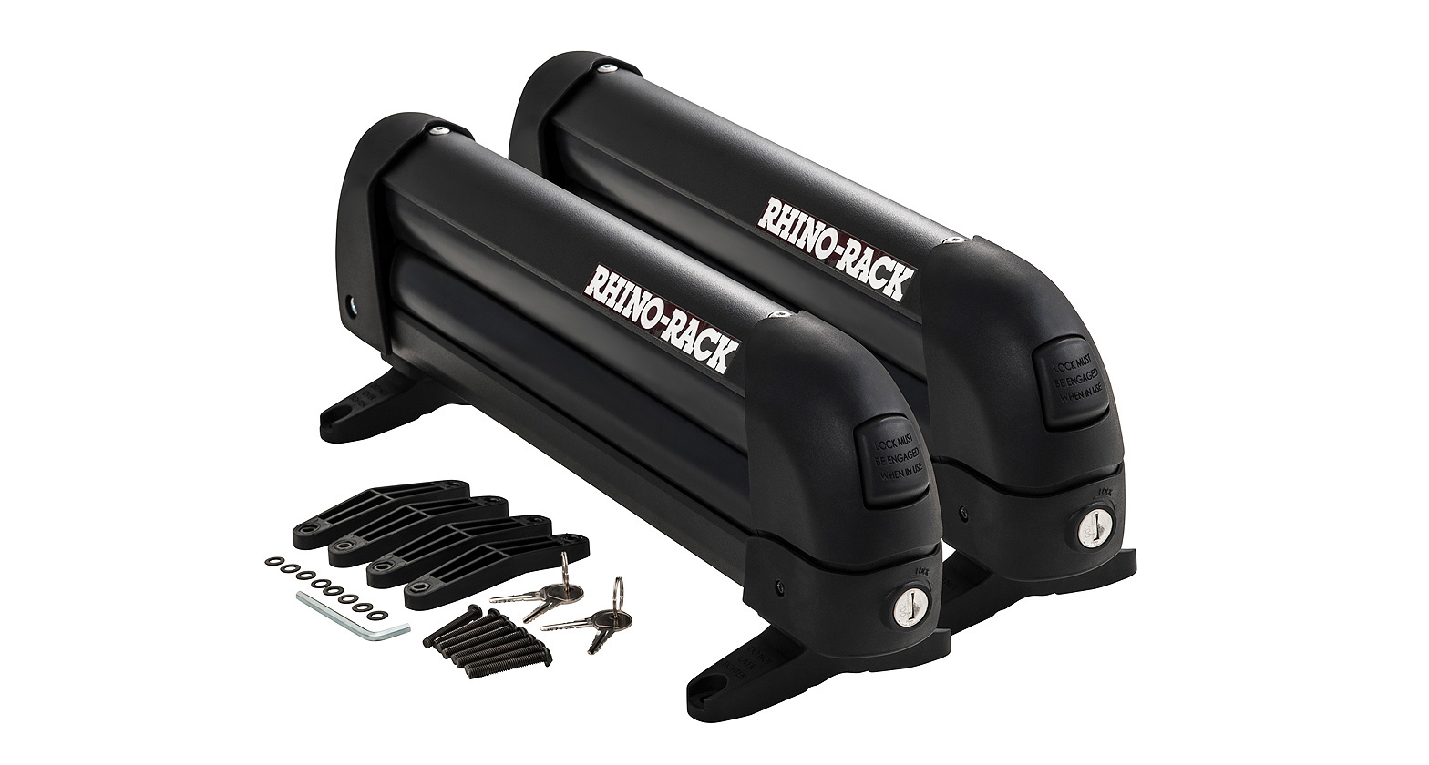 573 Ski and Snowboard Carrier 3 skis or 2 snowboards RhinoRack