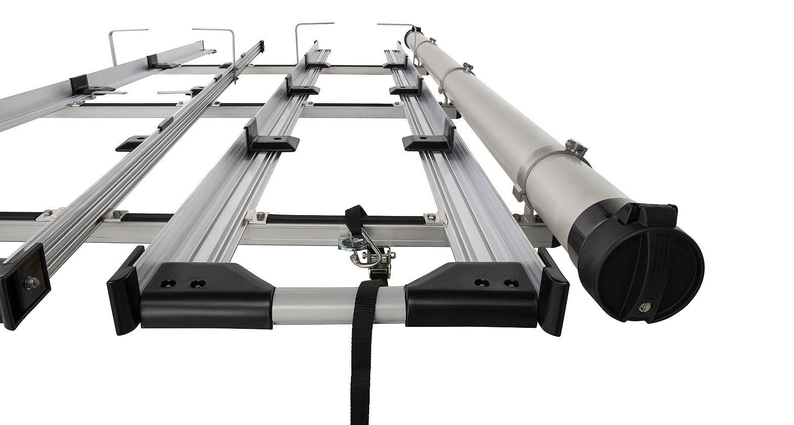JB0234 Multislide Double Ladder Rack System with Conduit RhinoRack
